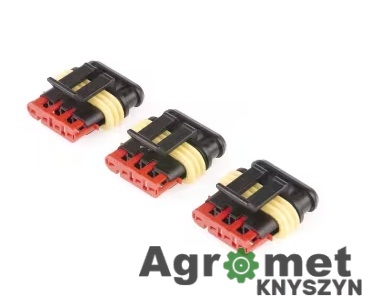 Obudowa gniazda kostki 4-pin żeńska LA89010KR – Superseal IP67