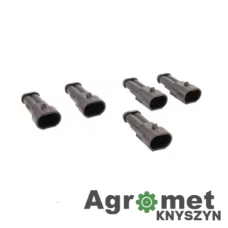 Kostka Amp Superseal, Wtyczka Męska 2-Styk.