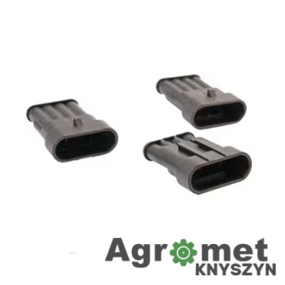 Kostka Amp Superseal, Wtyczka Męska 4-Styk.