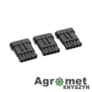 Obudowa wtyczki kostki 5-pin męska LA89011KR – Superseal SS5, Kramp