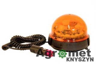 Lampa Błyskowa Led, 9w 12/24v Na Magnes Z Wtyczką