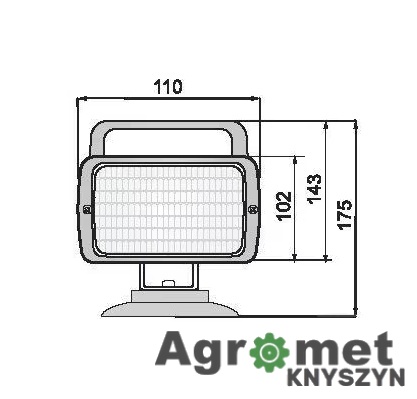 Lampa robocza Ajba 12/24V
