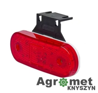 Lampa Obrysowa Led, 230z Tylna Z Uchwytem 12/24v