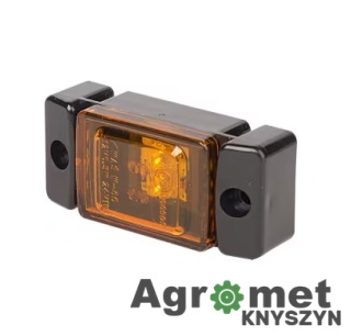Lampa Obrysowa Led, 278 Boczna Pomarańczowa 12/24v