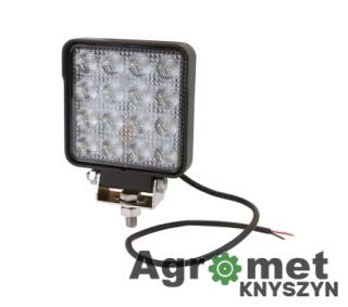 Lampa Robocza Kwadratowa Led, 25w 3040lm Światło Rozproszone