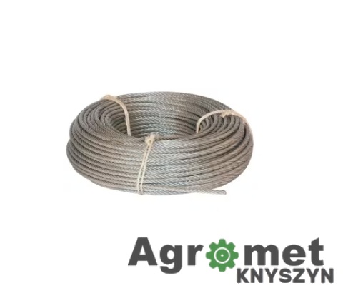 Lina Stalowa Ocynkowana 10 mm do Wyciągu Obornika (Cena za 1 mb)