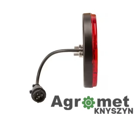 Lampa Tylna Zespolona LED Kramp – Okrągła, Smukła, 12/24V, Złącze 5-pinowe