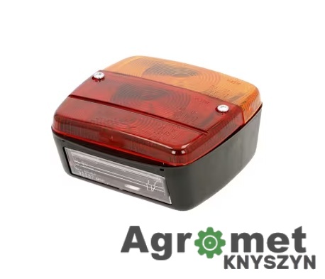 Lampa Tylna Zespolona Sacex – Lewa, Kwadratowa 12/24V – 5 Funkcji w Kompakcie