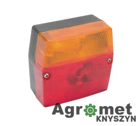 Lampa Tylna Zespolona Aspöck Minipoint – Kwadratowa, 12V – Kompaktowe 5-Funkcyjne Oświetlenie