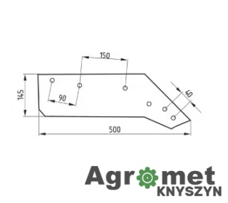 Lemiesz 14", Prawy 053087
