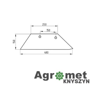 Lemiesz 18", Prawy 85-384