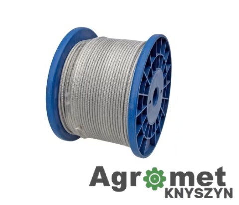 Lina Stalowa w Osłonie PCV 6/8 mm – Ekstremalnie Mocna (Cena za 1 mb)